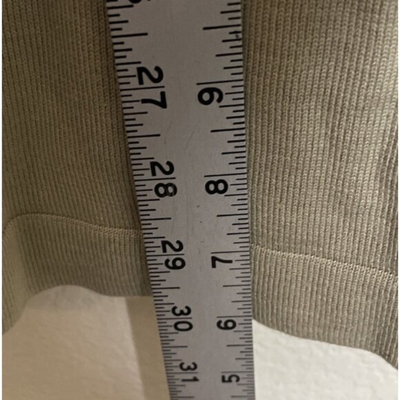 Roundtree Yorke Womens XL Brown Tunic Top Sweater Short Sleeve Silk Blend Career - Picture 6 of 8